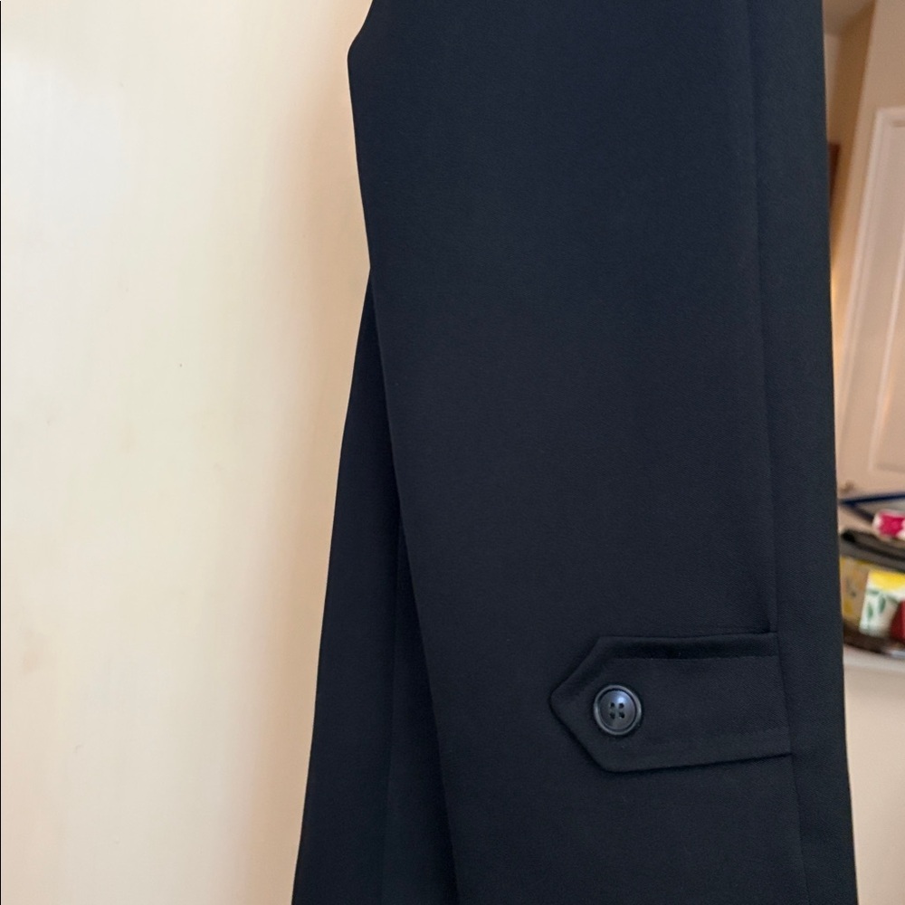 Mens Gleneagles vintage black single breasted overcoat 40 R - Picture 5 of 10
